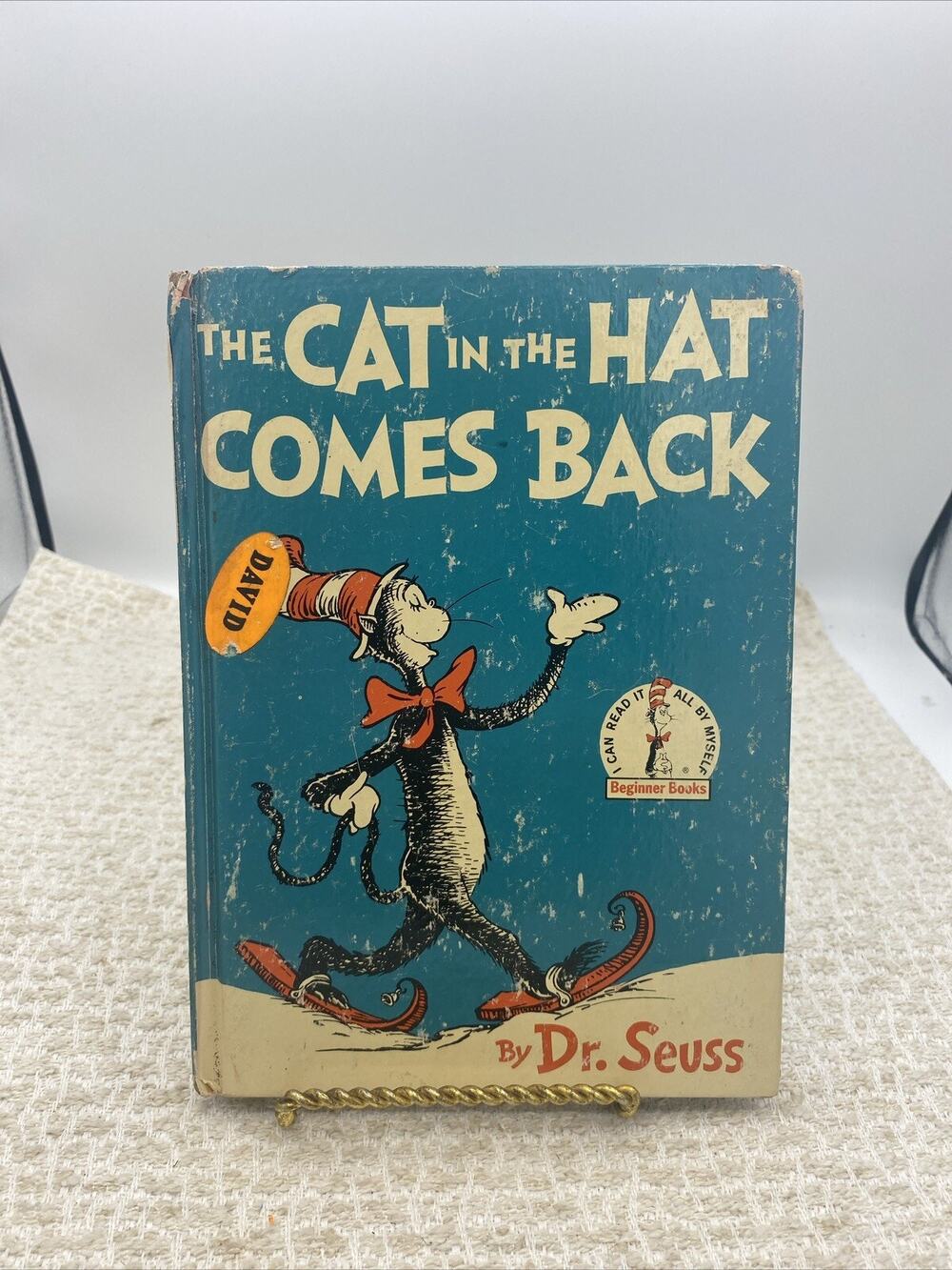 Vintage 1958 CAT IN THE HAT COMES BACK Dr Seuss Book Club Very Rare!!